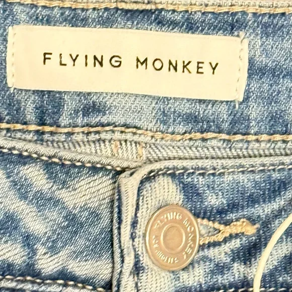 NWT Flying Monkey Light Blue Straight Leg Jeans - Picture 2 of 4